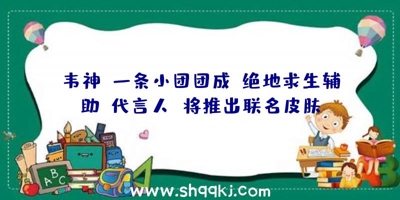 韦神、一条小团团成《绝地求生辅助》代言人